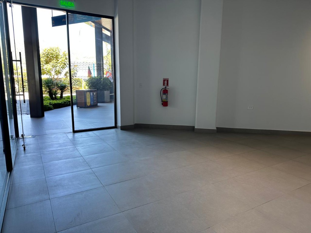 Acceso del local hacia la plaza comercial